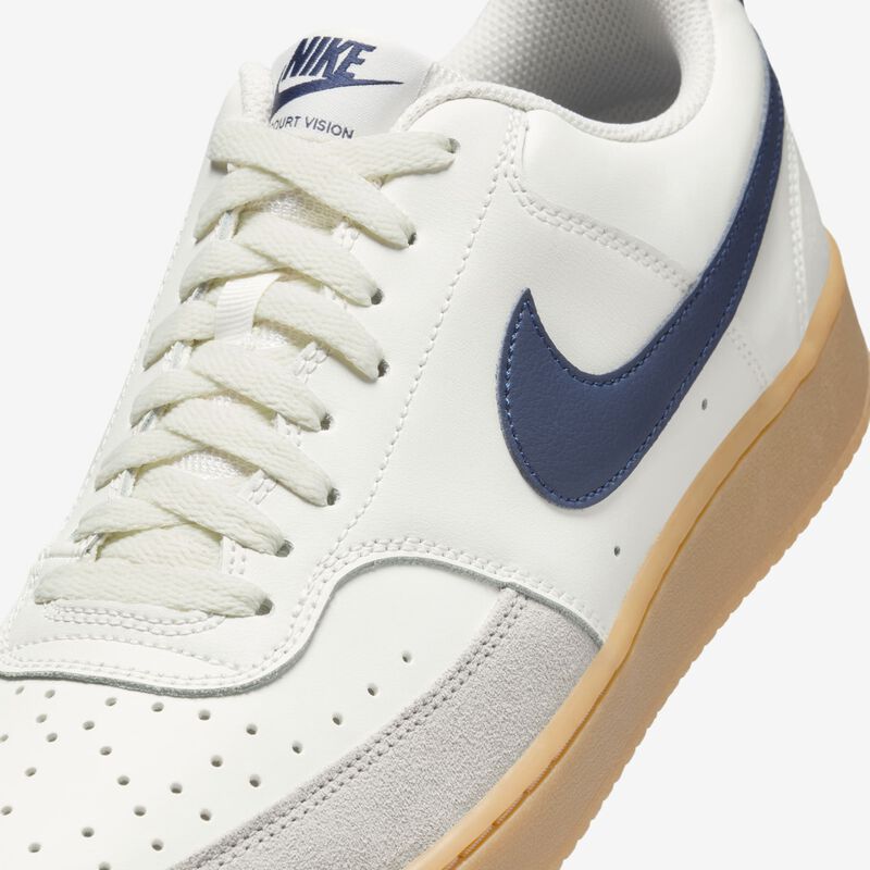 Nike Court Vision Low, Vela/Marrón claro goma/Mena de hierro claro/Azul marino medianoche, hi-res