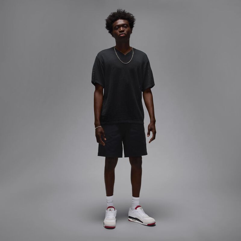 Air Jordan 4 RM, Blanco/Negro/Gris Neutro/Rojo Universitario, hi-res