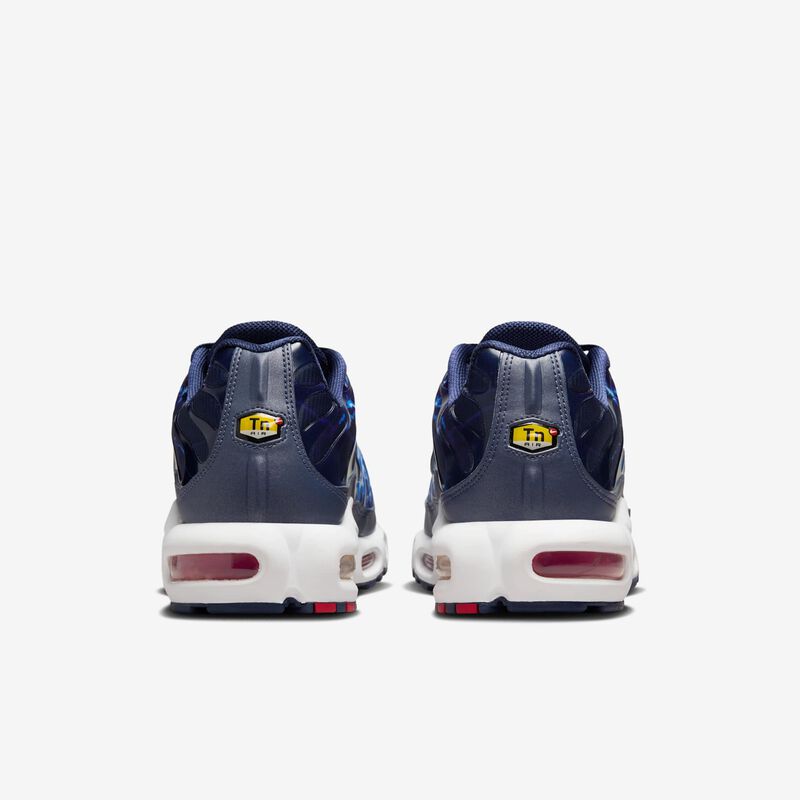 Nike Air Max Plus "Eclair Lightning", Azul Marino Medianoche/Azul Marino Medianoche-Salsa Roja, hi-res