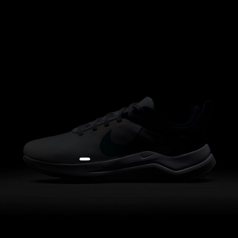 Nike Downshifter 12, Blanco/Obsidiana/Rojo Picante/Jade Claro, hi-res