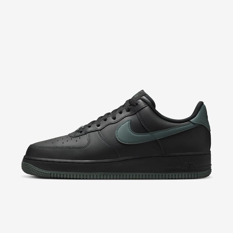 Nike Air Force 1 '07, Negro/Verde Vintage, hi-res