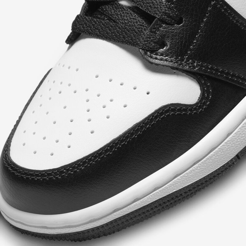 Air Jordan 1 Low, Blanco/Blanco/Negro, hi-res