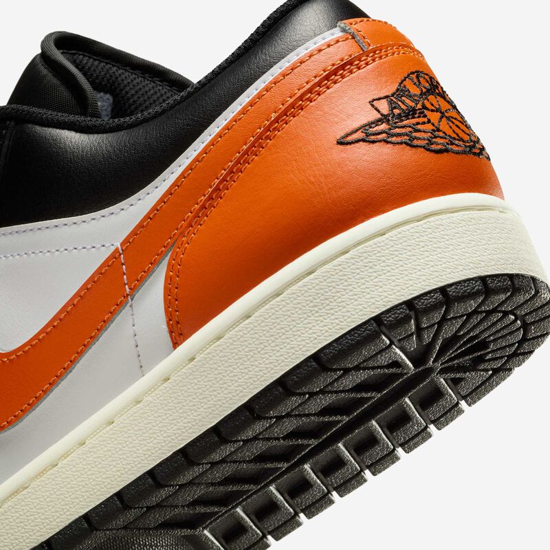Air Jordan 1 Low, Negro/Blanco/Vela/Estrella de mar, hi-res