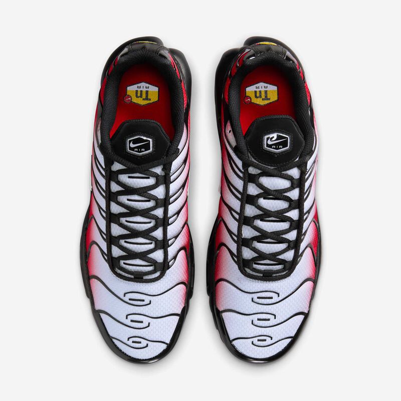 Nike Air Max Plus, Platino Puro/Universidad Rojo/Negro/Blanco, hi-res