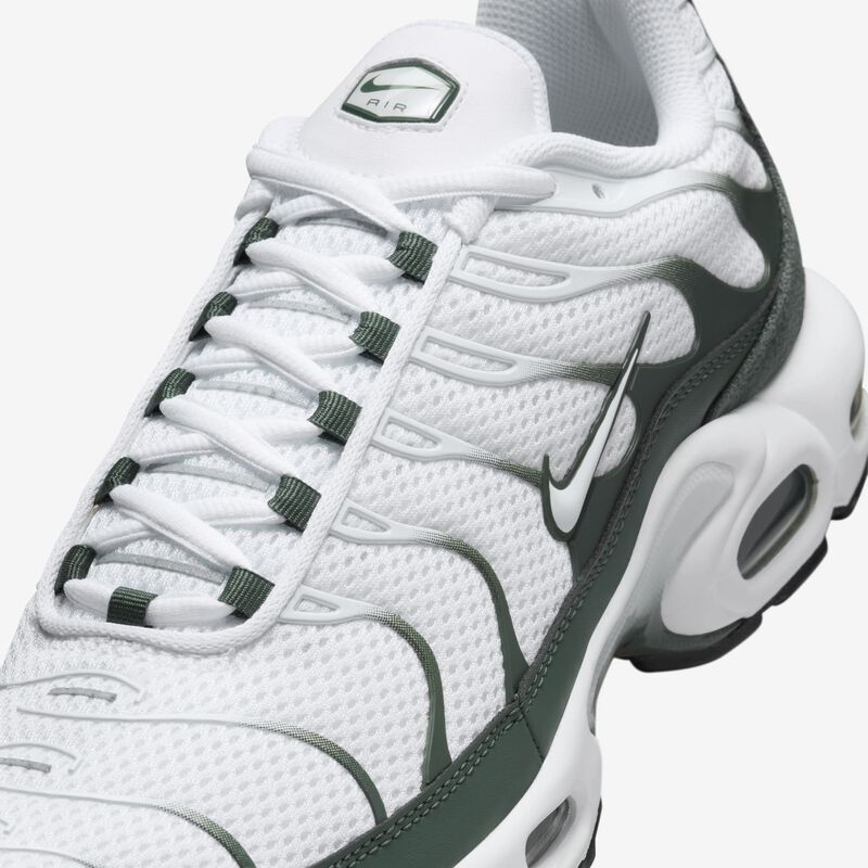 Nike Air Max Plus Premium, Blanco/Verde Vintage/Tostado Británico Claro, hi-res