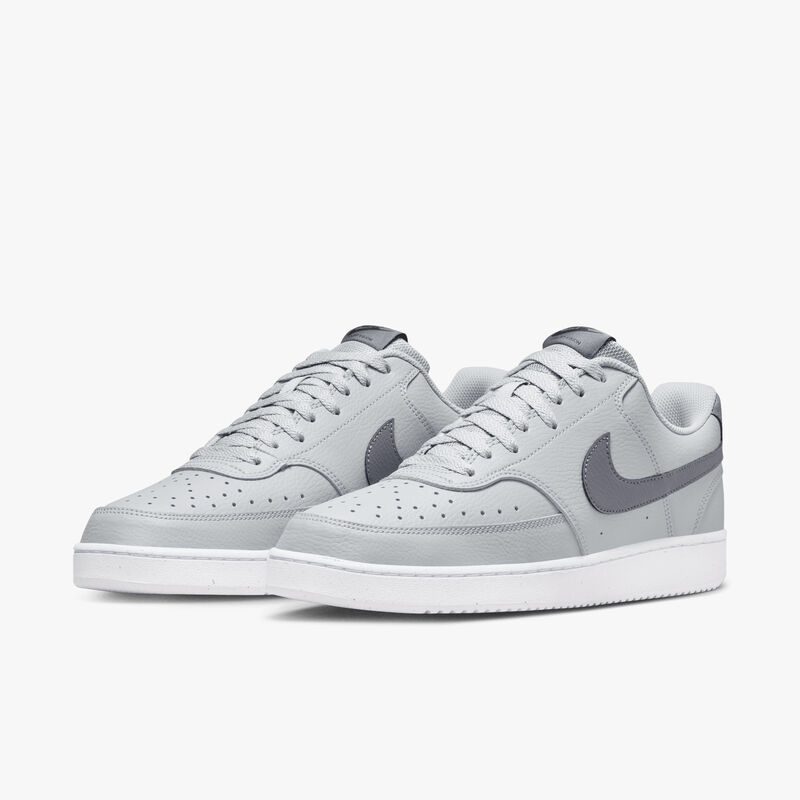Nike Court Vision Low Next Nature, Gris lobo/Azul marino medianoche/Blanco/Carbón claro, hi-res