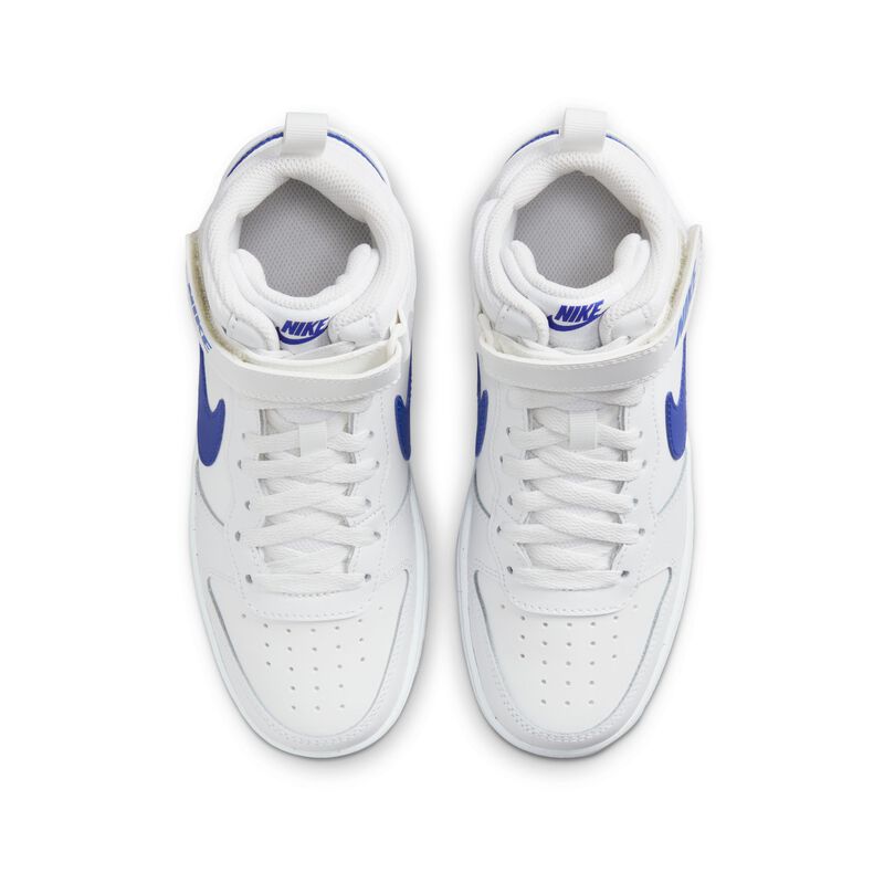 Nike Court Borough Mid 2, Blanco cumbre/Hyper royal-blanco, hi-res
