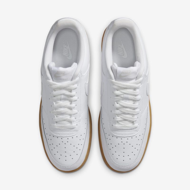 Nike Court Vision Low, Blanco/Photon Dust/Gum Marrón Claro/Blanco, hi-res
