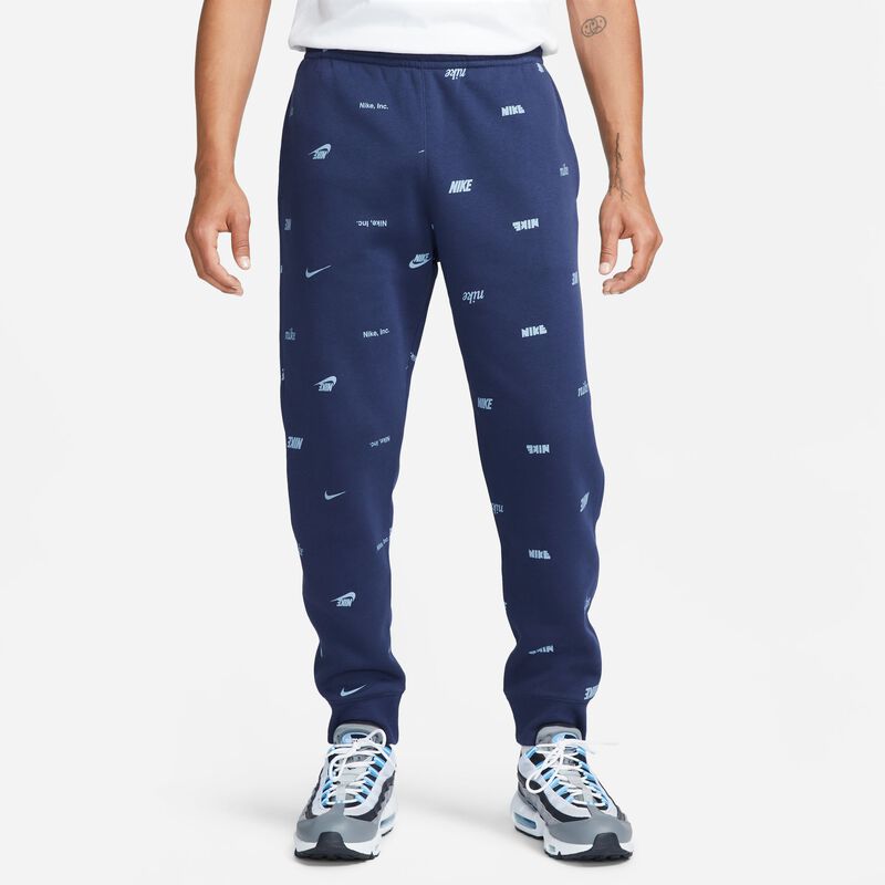 Nike Club Fleece, Azul marino medianoche/Pizarra ceniza, hi-res