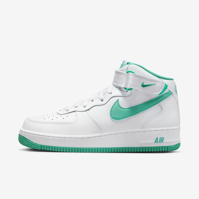 Nike Air Force 1 Mid '07, Blanco/Jade transparente, hi-res