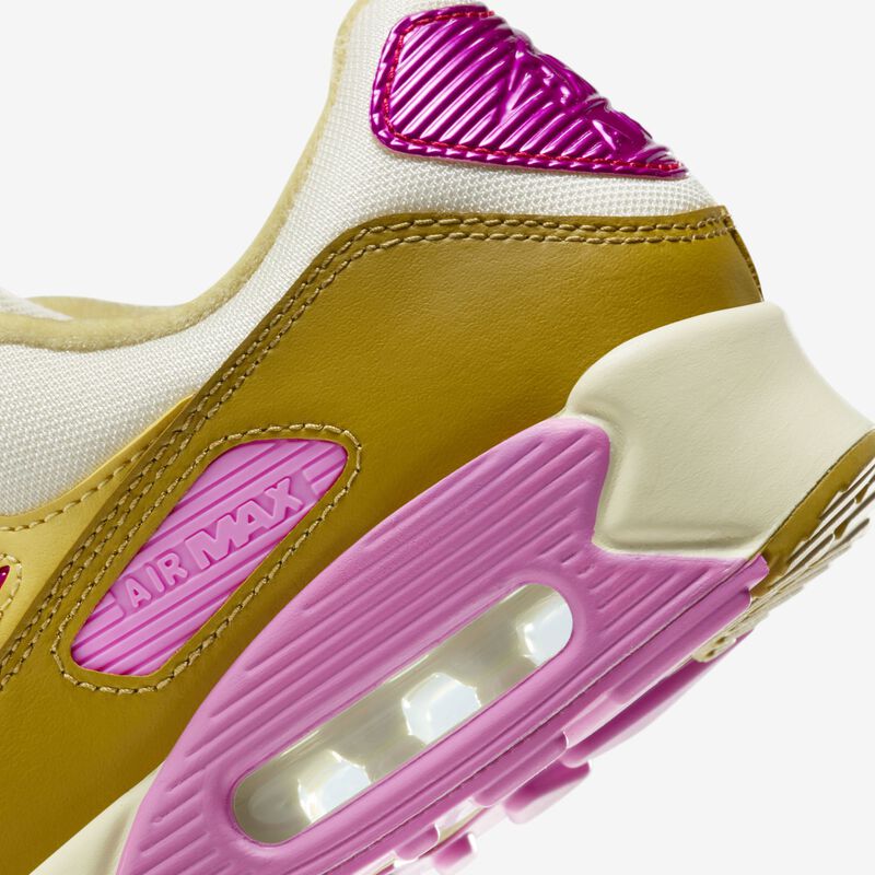 Nike Air Max 90 SE, Leche de coco/Oro Saturno/Bronceado/Rosa juguetón, hi-res