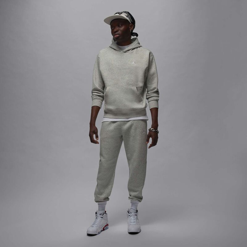 Jordan Brooklyn Fleece, Gris jaspeado/Blanco, hi-res