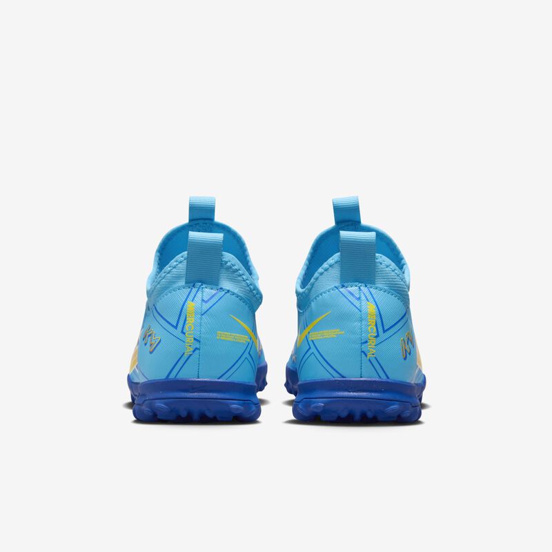 Nike Jr. Zoom Mercurial Vapor 15 Academy KM TF, Azul báltico/Blanco, hi-res