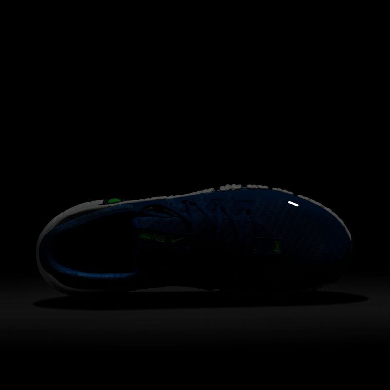 Nike Free Metcon 5, Azul Cancha/Trueno Azul/Tinte Platino/Huelga Verde, hi-res