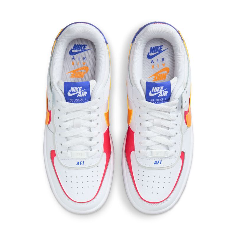 Nike Air Force 1 Shadow, Blanco/Rojo sirena/Polvo fotón/Reloj de sol, hi-res