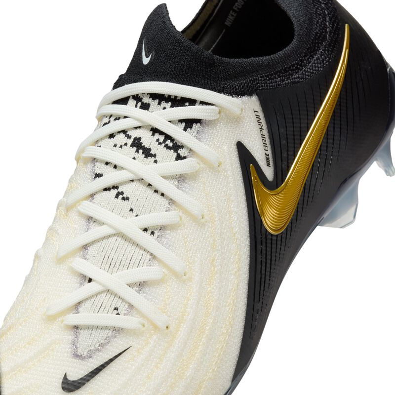 Nike Phantom GX 2 Elite, Blanco/Moneda De Oro Metálico/Negro, hi-res