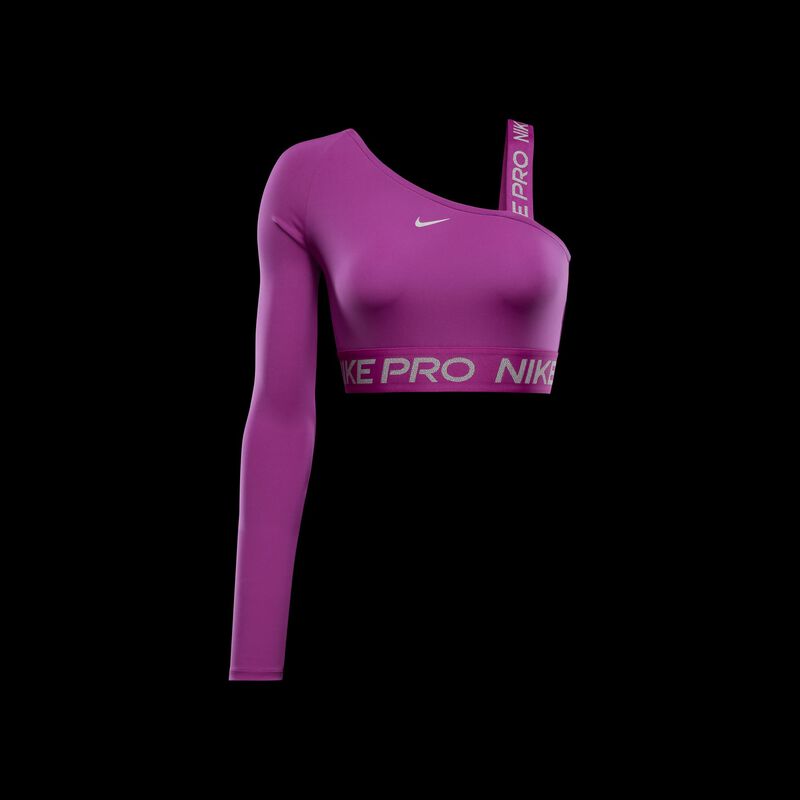 Nike Pro Shine, Fucsia Intenso/Plata Reflectante, hi-res