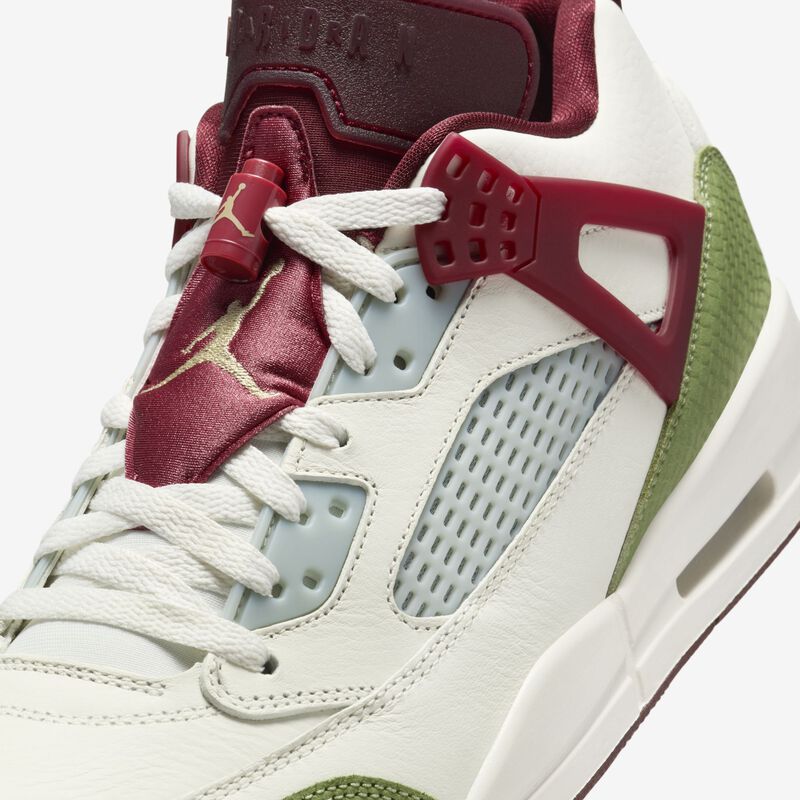 Jordan Spizike Low Lunar New Year, Vela/Verde Aceite/Rojo Oscuro del Equipo/Oro Metálico, hi-res
