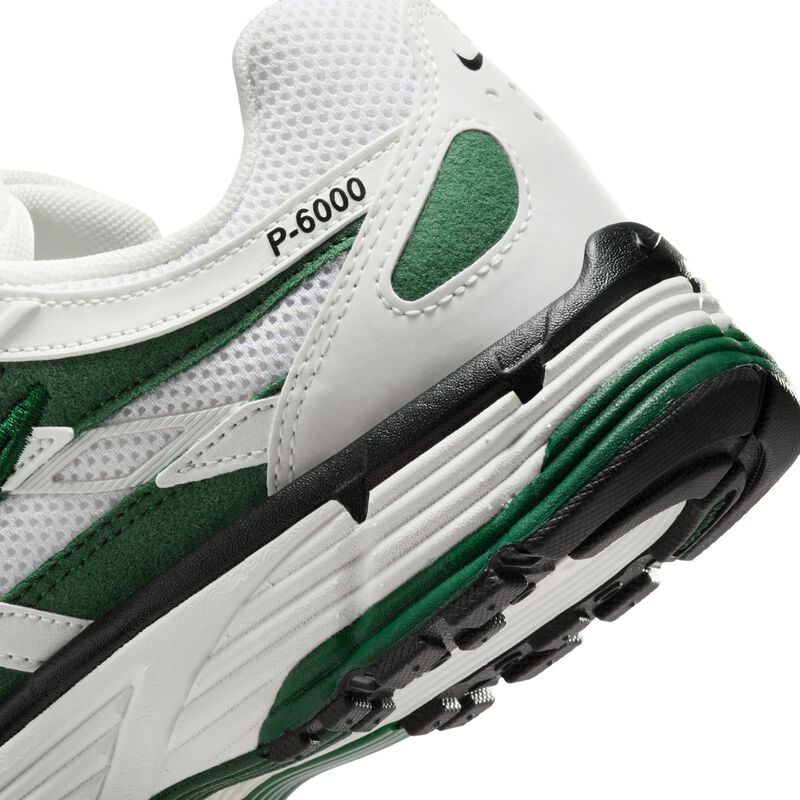 Nike P-6000, Blanco Cumbre/Negro/Blanco Cumbre Metalizado/Abeto, hi-res
