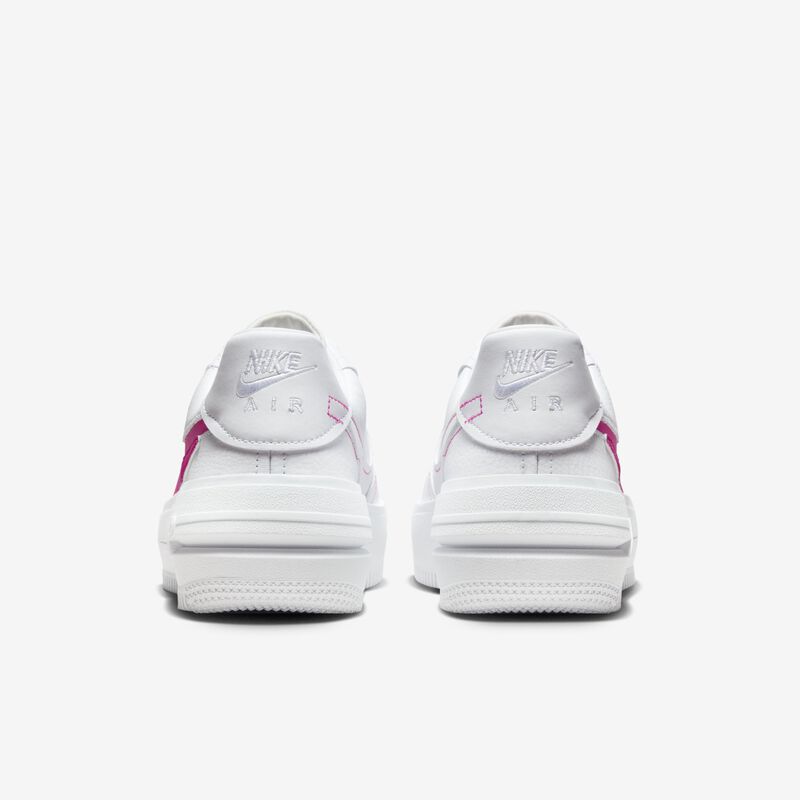 Nike Air Force 1 PLTAFORM, Blanco/Rojo espino/Rosa feroz, hi-res