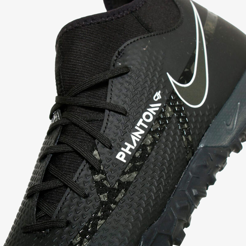 Nike Phantom GT2 Academy Dynamic Fit  TF, Negro/Blanco cumbre/Carmesí brillante/Gris humo oscuro, hi-res