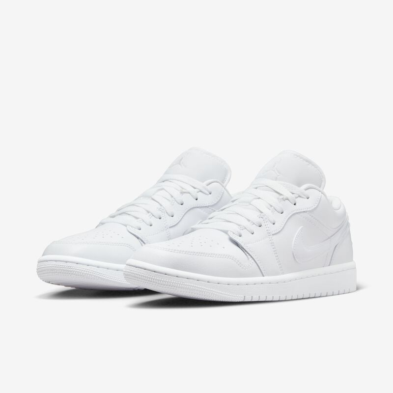Air Jordan 1 Low, Blanco/Negro-Blanco, hi-res