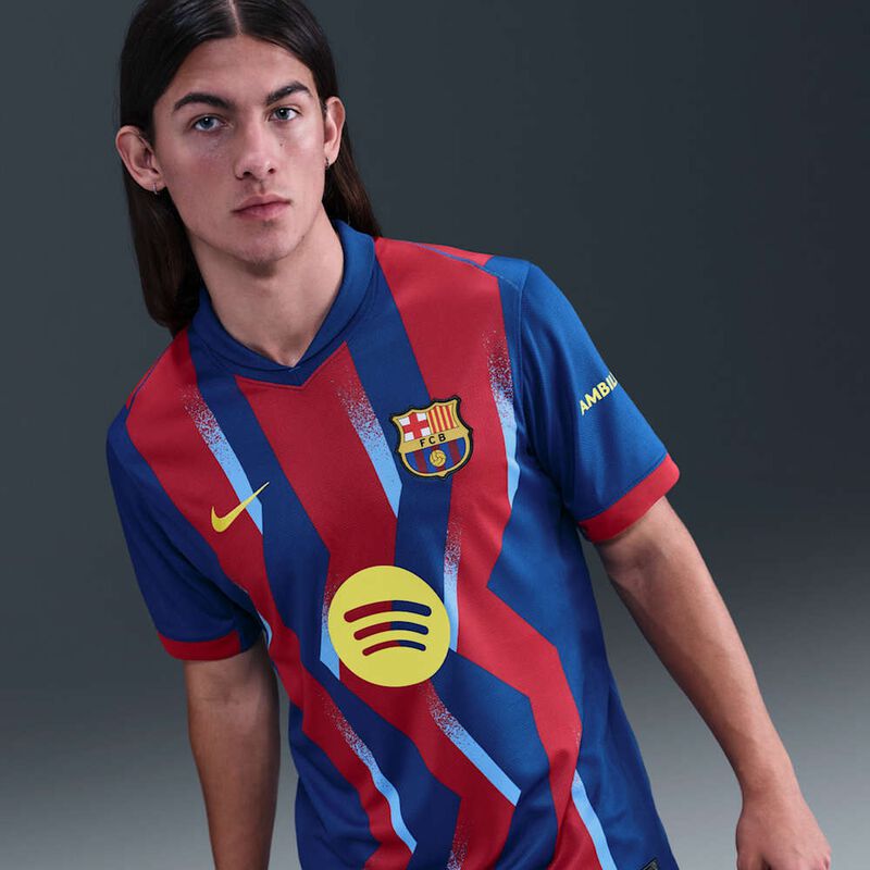 Camiseta FC Barcelona 2025/26 Stadium Fourth, Azul, hi-res