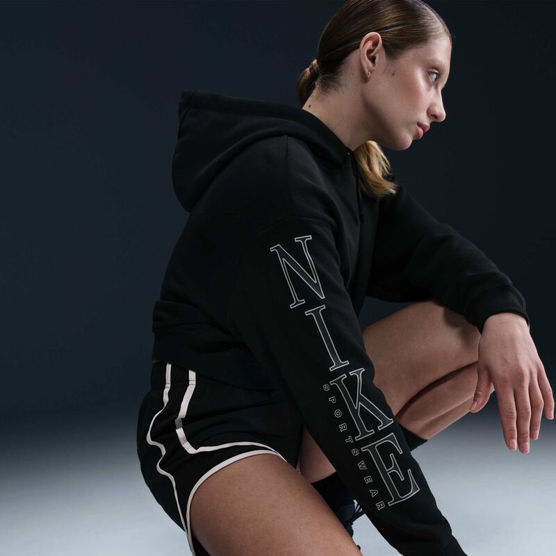 Nike Sportswear Club Fleece, Negro/Gris Lobo, hi-res