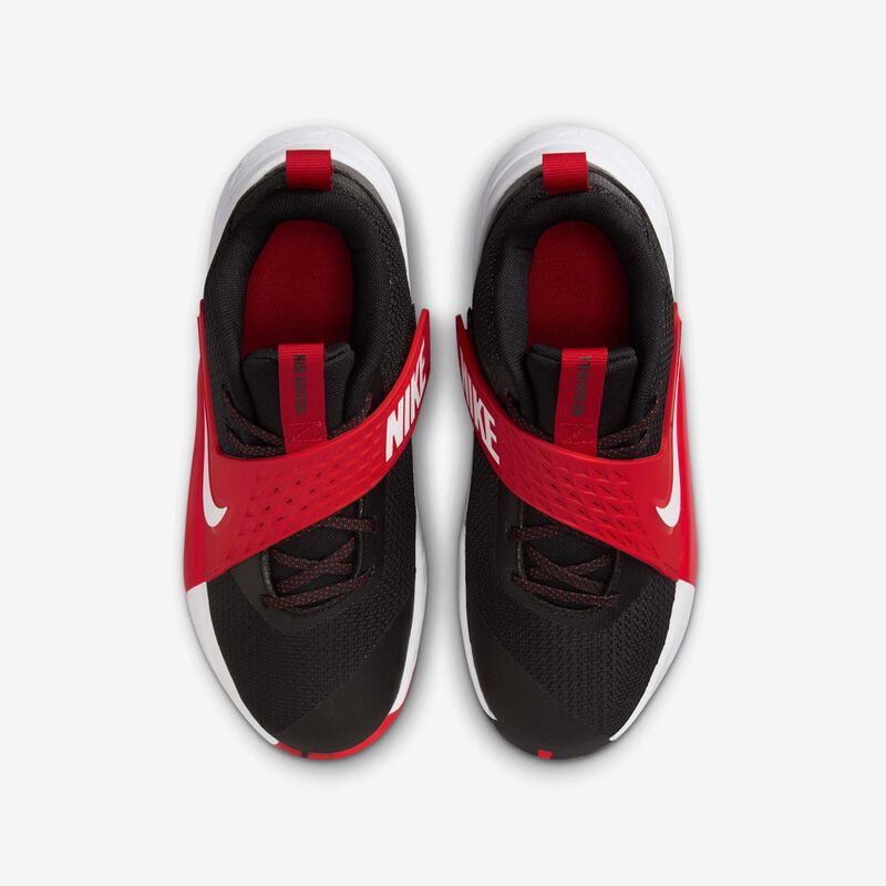 Nike Team Hustle D 12, Negro/Rojo Universitario/Blanco, hi-res