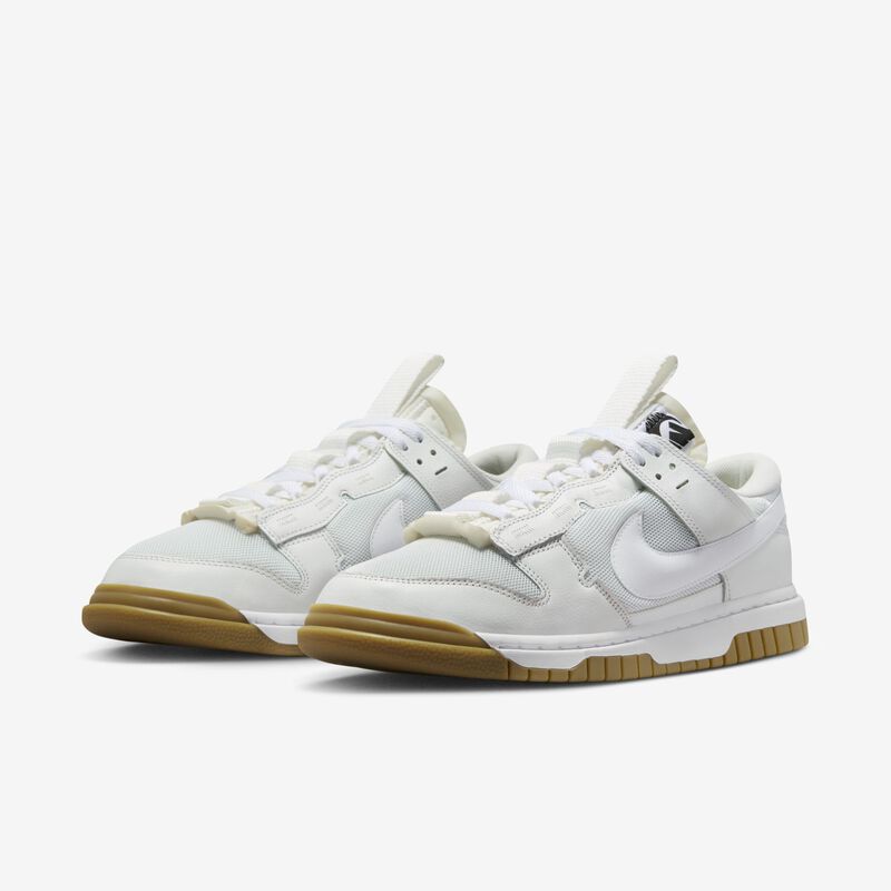 Nike Air Dunk Jumbo, Polvo de fotones/Blanco Cumbre/Goma marrón claro/Blanco, hi-res