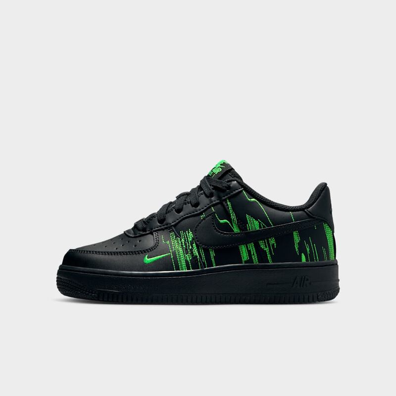 Nike Air Force 1 Lv8 4, Negro/Negro-Verde Strike-Morado v&iacute;vido, hi-res