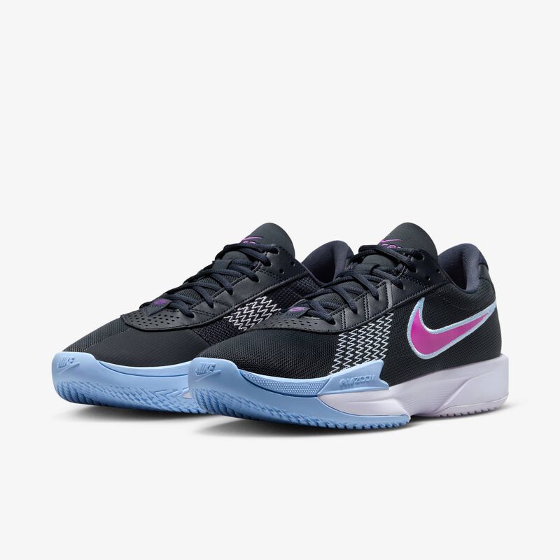 Nike GT Cut Academy, Obsidiana Oscura/Aluminio/Apenas Uva/Púrpura Vivo, hi-res