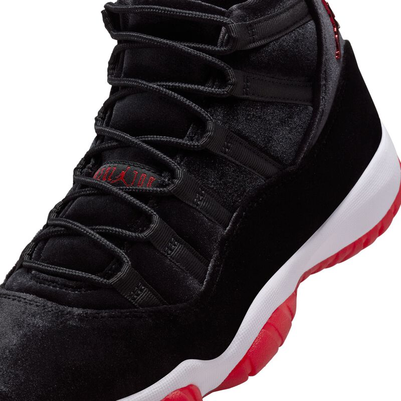 Air Jordan 11 Retro, Negro/Blanco/Rojo Gimnasio, hi-res