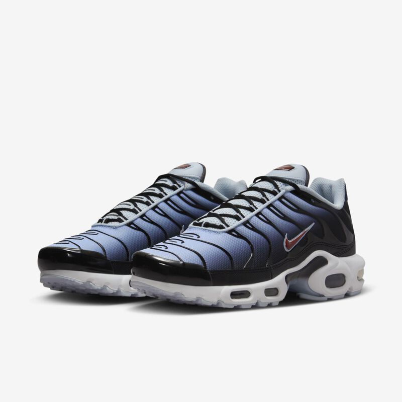 Nike Air Max Plus, Negro/Azul Tinte/Gris Hierro/Naranja Rugoso, hi-res