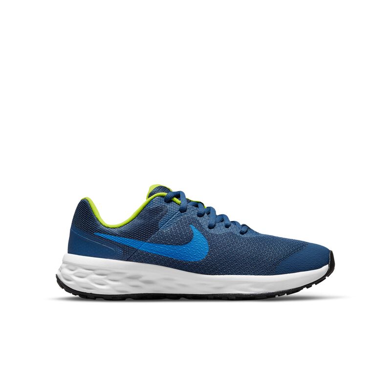 Nike Revolution 6, Azul marino místico/Verde atómico/Azul foto, hi-res