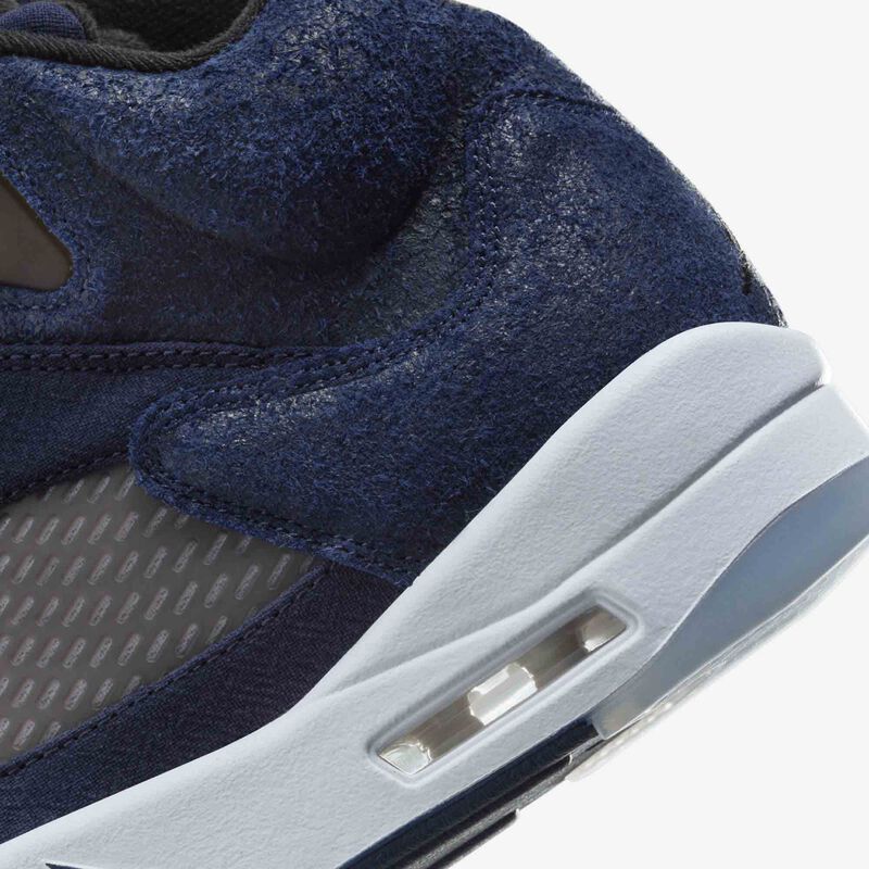 Air Jordan Retro 5 SE, Azul Marino/Negro-Fútbol Gris, hi-res