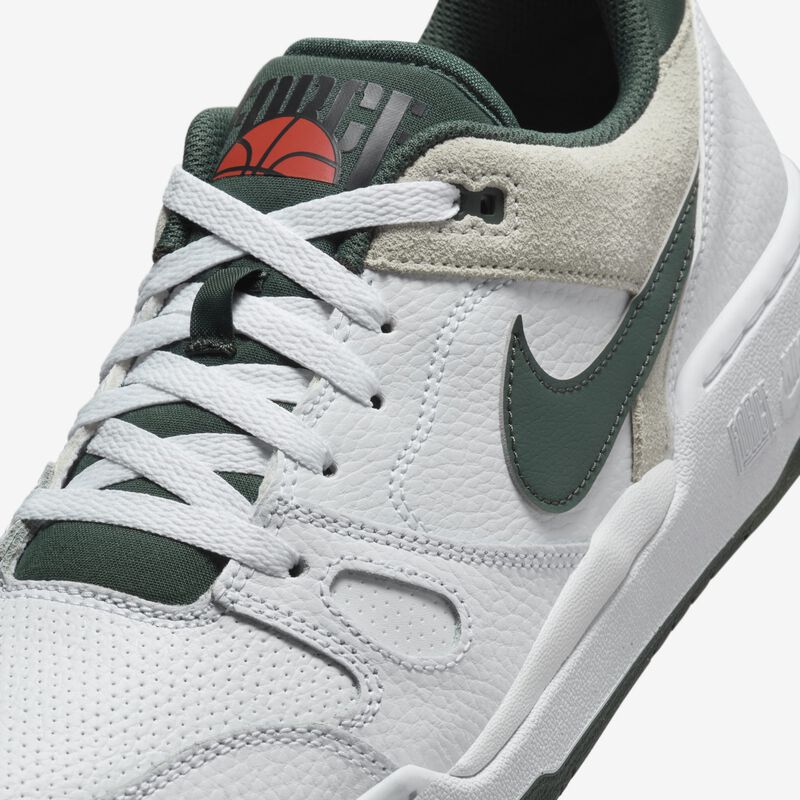 Nike Full Force Low, Blanco/Vintage Verde-Vidrio Mar, hi-res