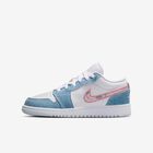 Air Jordan 1 Low SE, Cobalto Bliss/Blanco/Rosa resplandor, hi-res