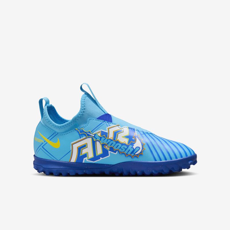 Nike Jr. Zoom Mercurial Vapor 15 Academy KM TF, Azul báltico/Blanco, hi-res