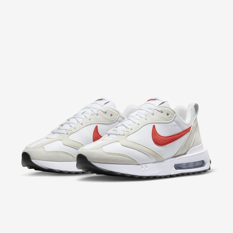 Nike Air Max Dawn, Blanco/Hueso claro/Negro/Rojo picante, hi-res