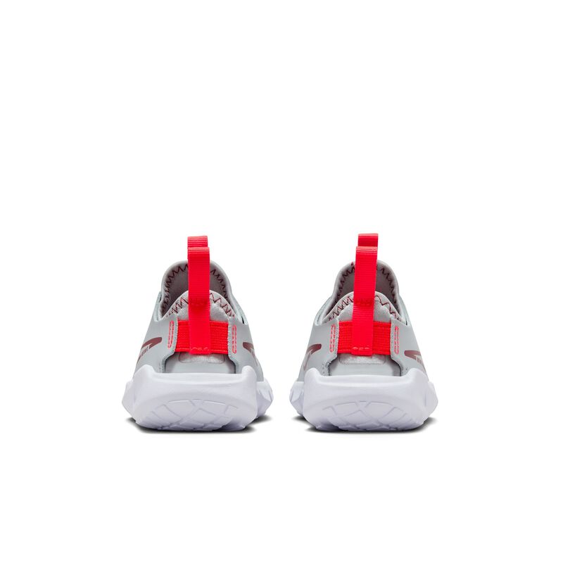 Nike Flex Runner 2, Gris Ahumado Claro/Blanco/Carmesí Brillante/Equipo Rojo, hi-res