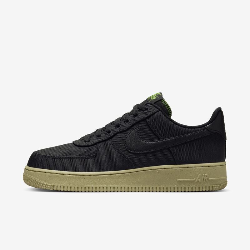 Nike Air Force 1 '07 LV8, Negro/Negro-Olivo Neutro-Clorofila, hi-res