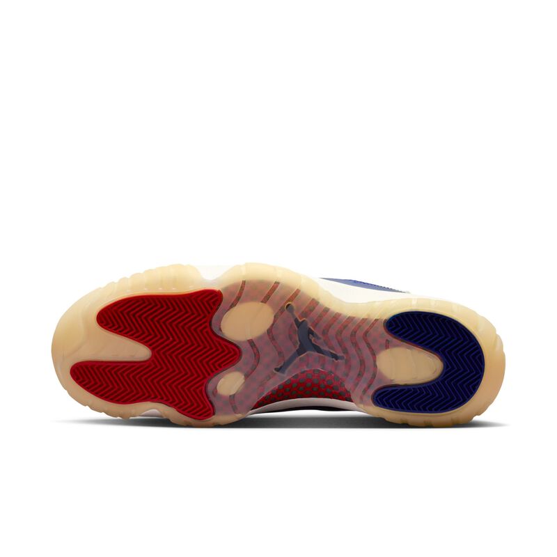 Air Jordan 11 Retro "Rare Air", Azul real intenso/Vela/Negro/Rojo fuego, hi-res