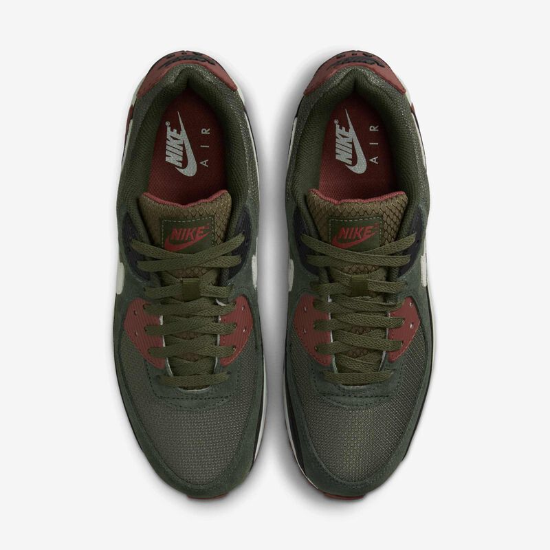 Nike Air Max 90, Cargo Khaki/Sepia Rojo Plata Claro, hi-res