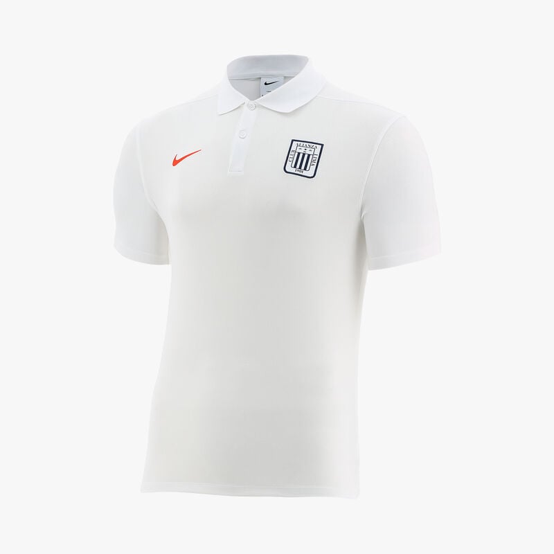 Nike Polo Hombre Alianza Lima 2026, Blanco/(Chile Rojo), hi-res