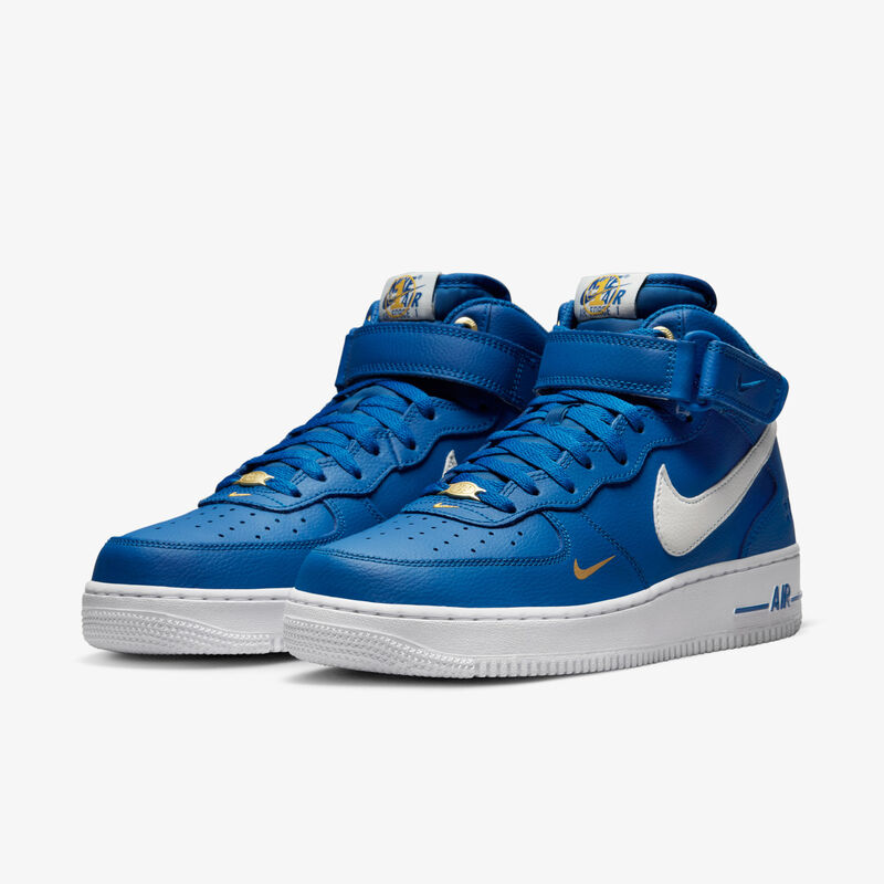 Nike Air Force 1 Mid '07 LV8, AZUL, hi-res