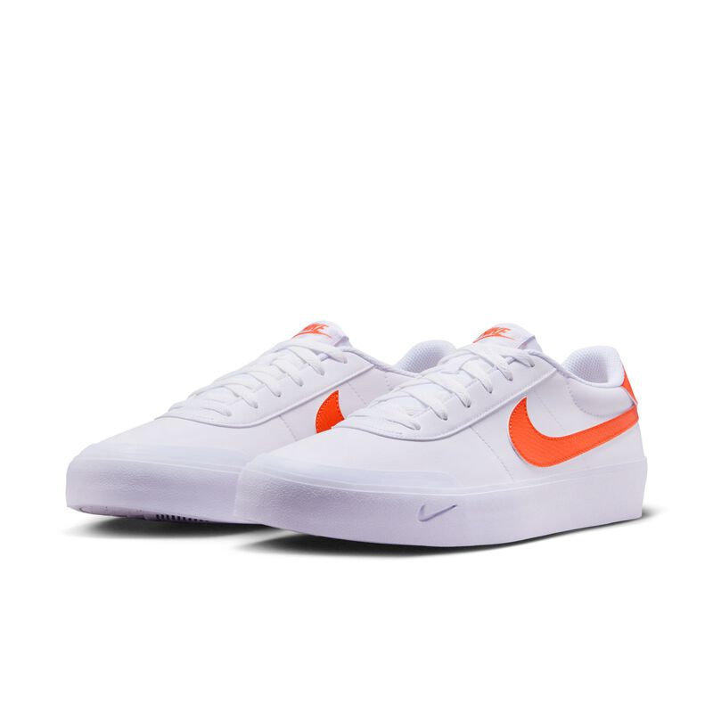 Nike Court Shot, Blanco/Naranja De Seguridad, hi-res