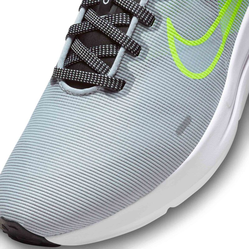 Nike Downshifter 12, Gris Lobo/Negro/Voltio/Blanco, hi-res