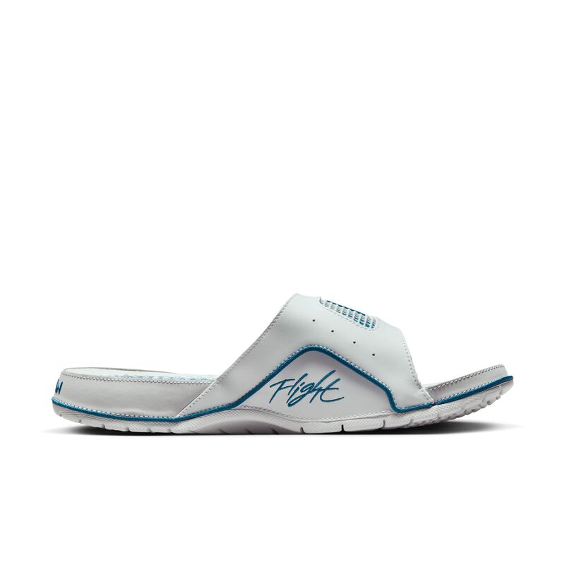Jordan Hydro 4 Retro, Blanco roto/Azul industrial/Gris neutro, hi-res