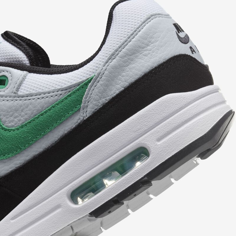 Nike Air Max 1, Blanco/Verde Estadio-Platino Puro-Negro, hi-res